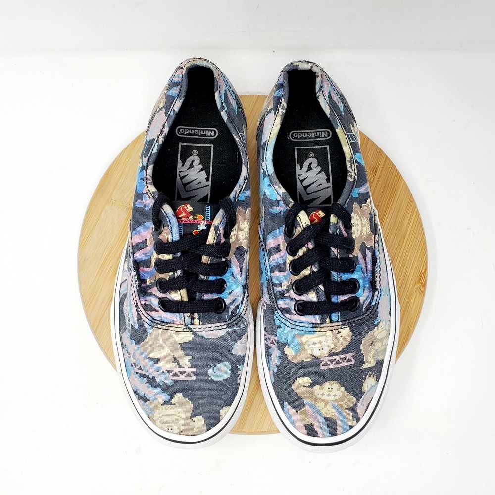 Vans Nintendo‎ Donkey Kong Shoes Womens 8 Low Faded Lace Up Authentic Mens 6.5